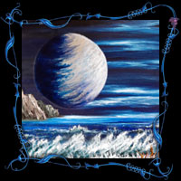 Cette nuit(40 x 50 cm )