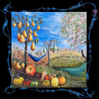 Reve-de-paradis(60 x 80 cm )