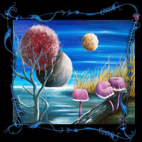 Un jours ailleurs (50 x 40 cm